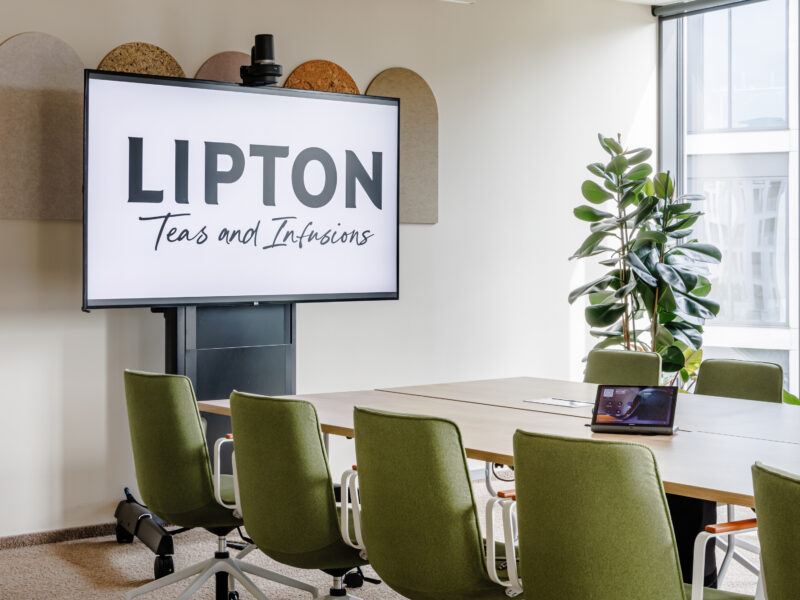 Biuro Lipton Teas and Infusions w Warszawie, realizacja AplusV, zdjęcie 1